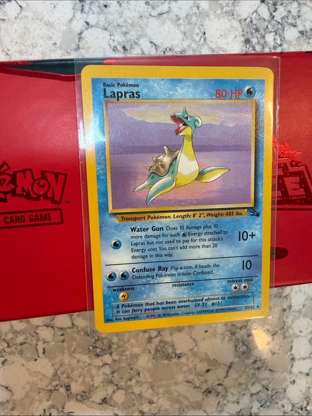 Vintage Lapras Rare Pokémon Card  mint 95-98 collection